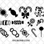 Candy SVG Cut Files Bundle