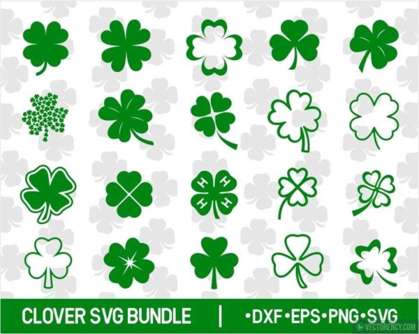 Clover Cut Files Bundle