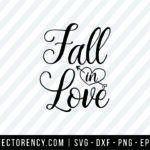 Fall In Love SVG