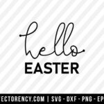 Hello Easter SVG Cut File