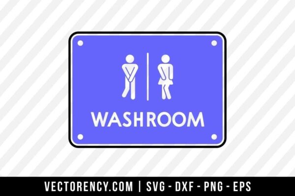 Washroom SVG File