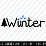 Winter Cut File SVG Format