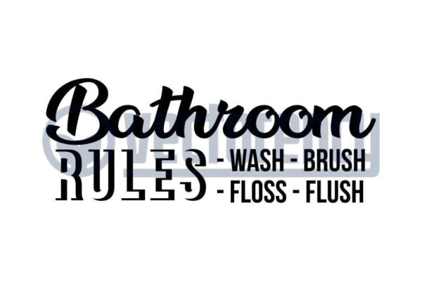 Bathroom Rules