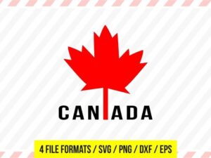 Canadian Flag SVG  Canada Cut File Maple Leaf