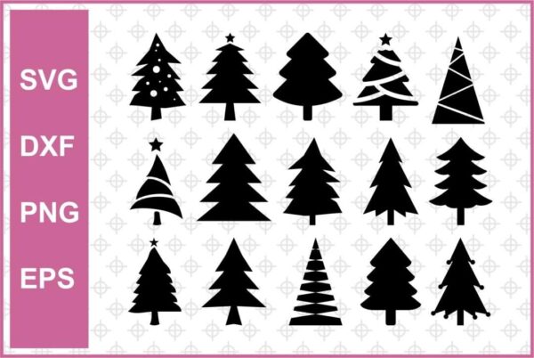 Christmas Tree Cut Files Bundle