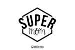 Super Mom Polygon SVG Vector Image 1