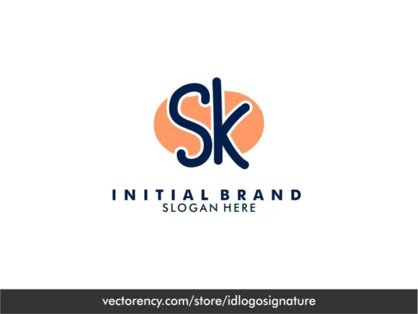 SK LOGO INITIAL BRAND