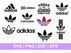 adidas drip logo svg bundle cut file cricut