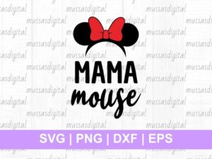 mickey mouse disney svg cut file mama mouse