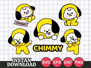 BT21 Chimmy SVG cut file vector png