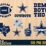 Dallas Cowboys SVG logo cut file symbol template