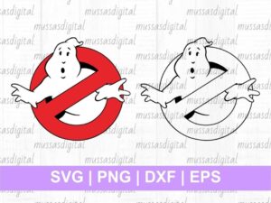 Cuttable Design Ghostbusters Logo SVG