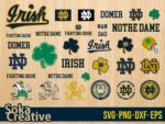 Notre Dame Fighting Irish svg bundle cricut