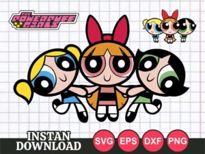 Power Puff Girls SVG cut files cricut