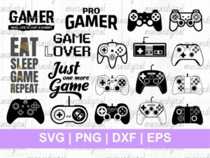 Video Game Controller SVG Cut File Cricut