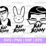 bad bunny svg cut file