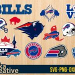 Buffalo Bills SVG Bundle cricut logo