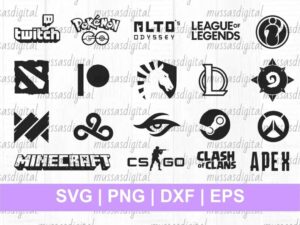 Game Logo SVG Bundle