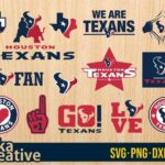 Houston Texans SVG Cut Files Bundle