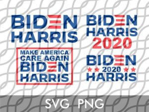 biden harris svg cut file