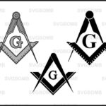 masonic svg freemason symbol logo compass