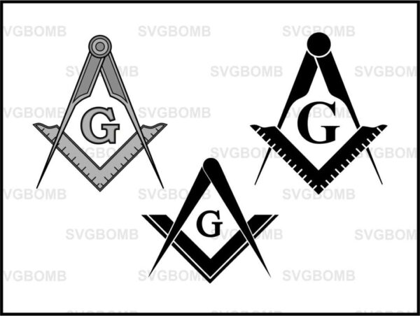 masonic svg freemason symbol logo compass