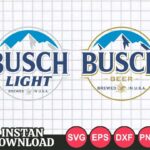 Busch Beer Logo SVG Light Late