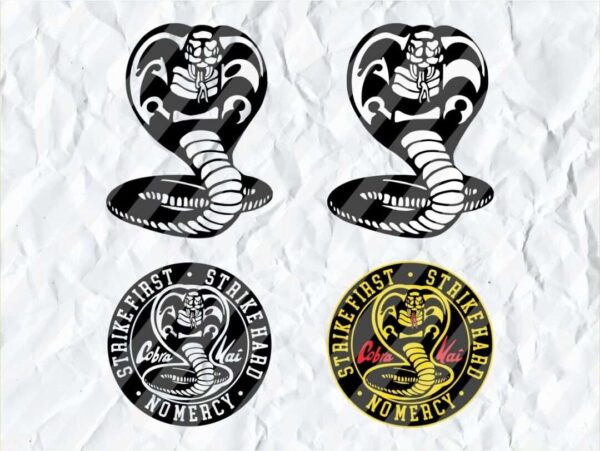 Cobra Kai Logo SVG Cricut Bundle