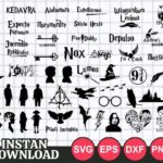 HARRY POTTER SVG BUNDLE CUT FILE