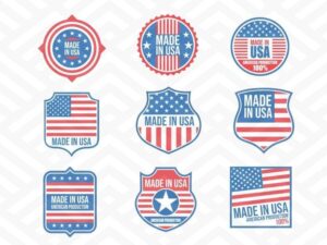 blank made in usa badges svg