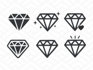 diamond svg cut file cricut