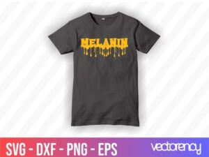 melanin drip svg cut file