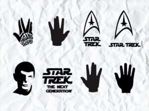 star trek svg cut file