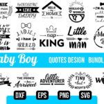 Baby Boy SVG Bundle Vector Files