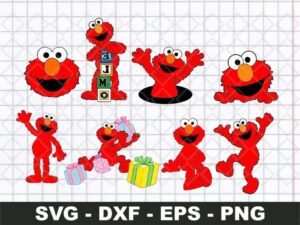 Elmo SVG bundle