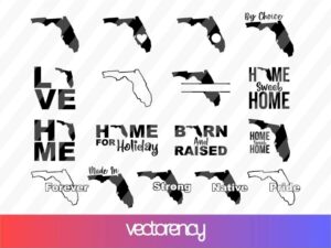 Florida SVG Bundle Cut file