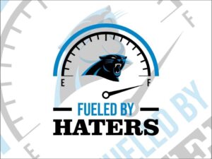 Fueled By Haters Carolina Panthers SVG Cricut File