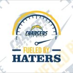 Fueled By Haters Los Angeles Chargers SVG Cricut File Vector