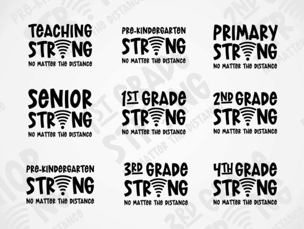 Grade Strong SVG Design