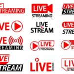 Live stream buttons SVG Cricut Cut File