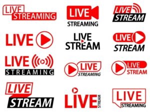 Live stream buttons SVG Cricut Cut File