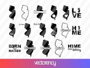 New Jersey SVG Bundle Cricut File