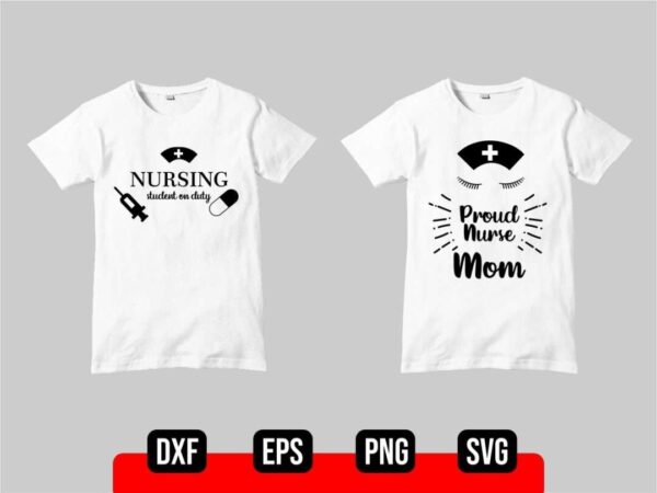 Nurse T-SHIRT Design SVG Digital Cut File