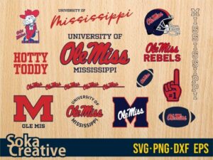 Ole Miss Svg Png Bundle Cut File