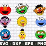 Sesame Street Characters SVG Bundle