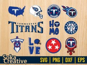 Tennessee Titans SVG Bundle Cut File