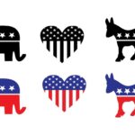 USA POLITICAL PARTIES SYMBOLS SVG CRICUT FILE