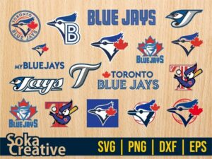 toronto blue jays svg bundle