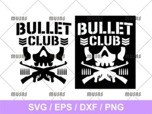 bullet club svg cut file vector PNG