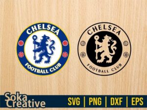 chelsea logo SVG digital cut file